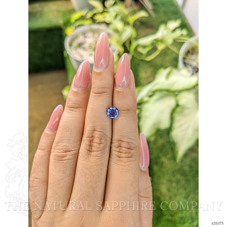 0.97 Ct. Blue Sapphire from Ceylon (Sri Lanka)