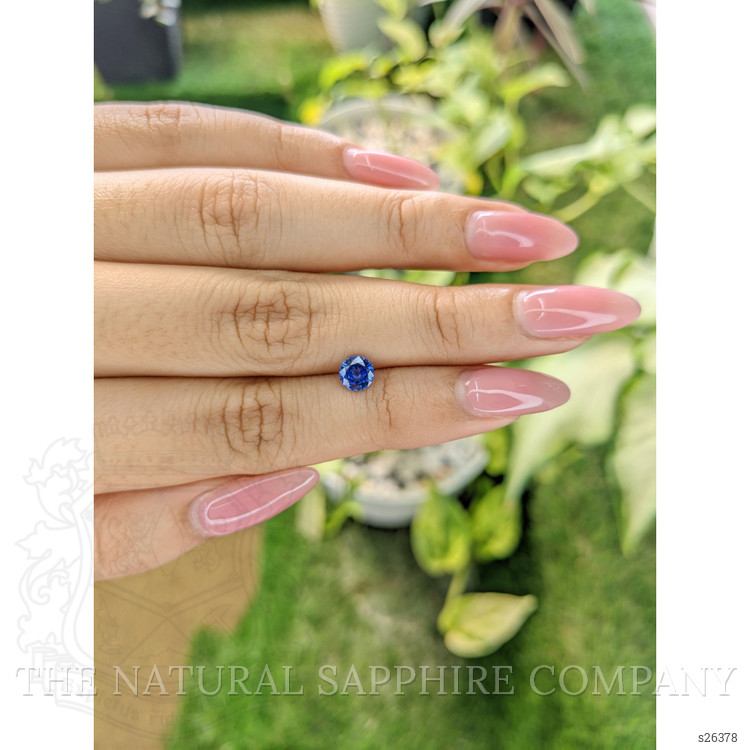 0.70 Ct. Blue Sapphire from Ceylon (Sri Lanka)
