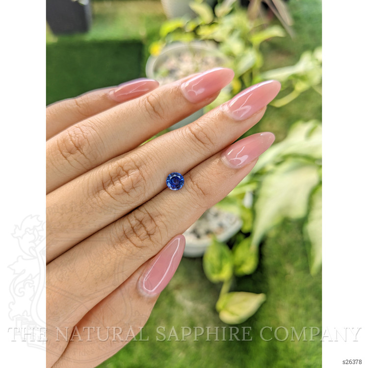 0.70 Ct. Blue Sapphire from Ceylon (Sri Lanka)