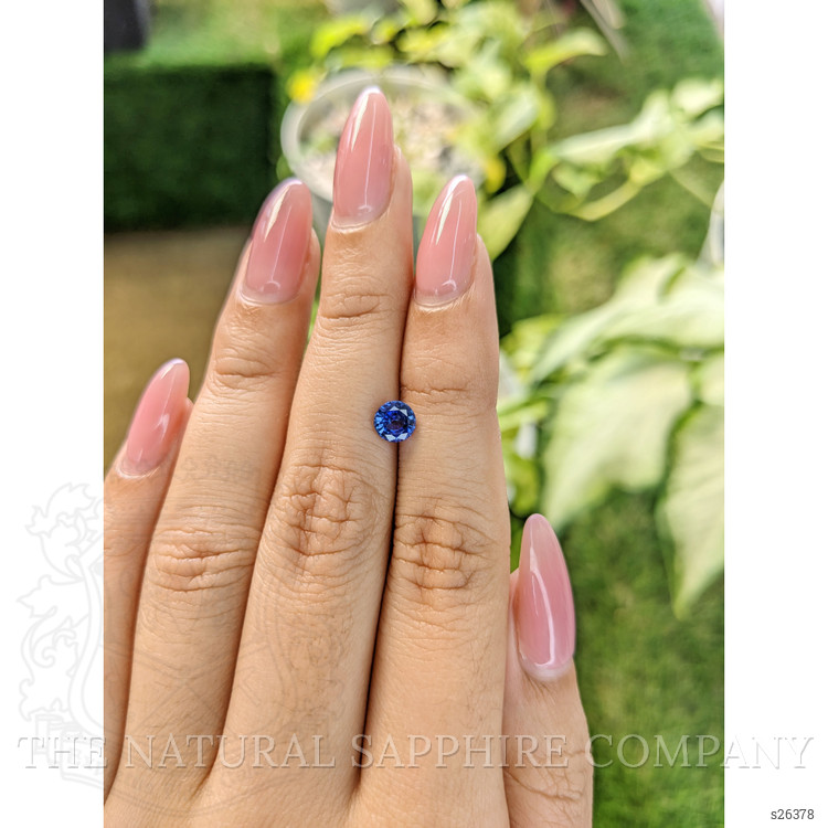 0.70 Ct. Blue Sapphire from Ceylon (Sri Lanka)