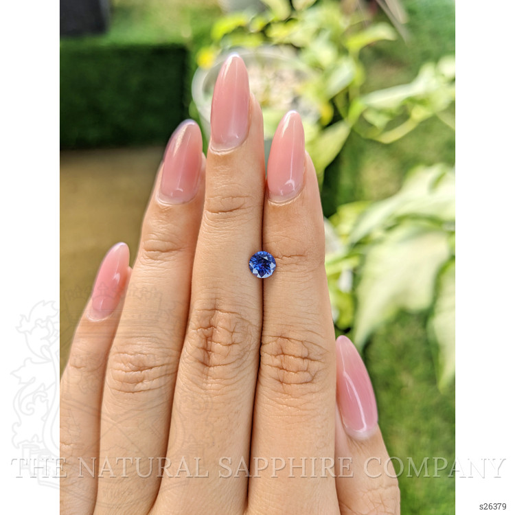 0.62 Ct. Blue Sapphire from Ceylon (Sri Lanka)
