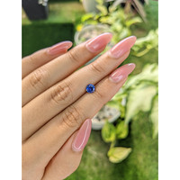 0.62 Ct. Blue Sapphire from Ceylon (Sri Lanka) Life Style