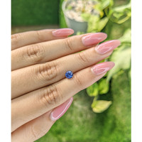 0.94 Ct. Blue Sapphire from Ceylon (Sri Lanka) Life Style