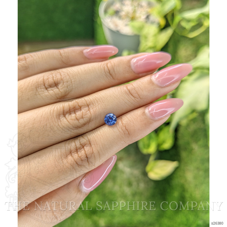 0.94 Ct. Blue Sapphire from Ceylon (Sri Lanka)
