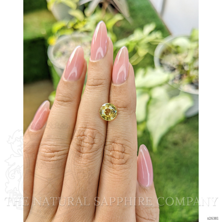 2.53 Ct. Yellow Sapphire from Ceylon (Sri Lanka)