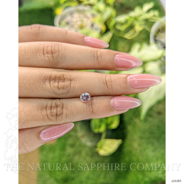 0.82 Ct. Peach Sapphire from Ceylon (Sri Lanka)