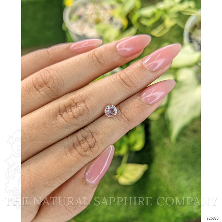 0.82 Ct. Peach Sapphire from Ceylon (Sri Lanka)