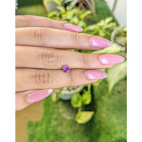 0.72 Ct. Pinkish Purple Sapphire from Ceylon (Sri Lanka) Life Style