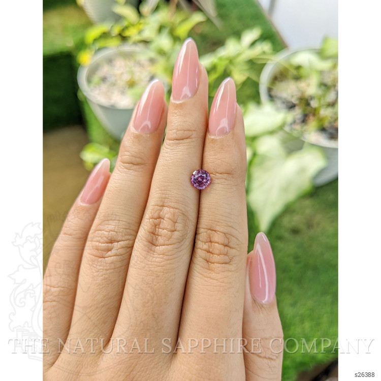 1.09 Ct. Purplish Pink Sapphire from Ceylon (Sri Lanka)