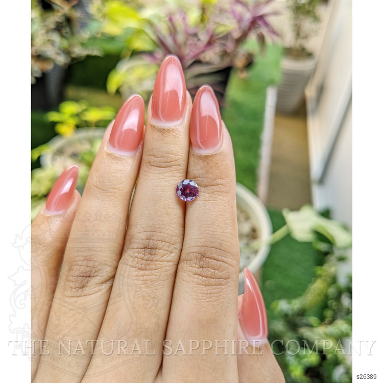1.12 Ct. Purplish Pink Sapphire from Ceylon (Sri Lanka)