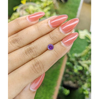 0.87 Ct. Pinkish Purple Sapphire from Ceylon (Sri Lanka) Life Style