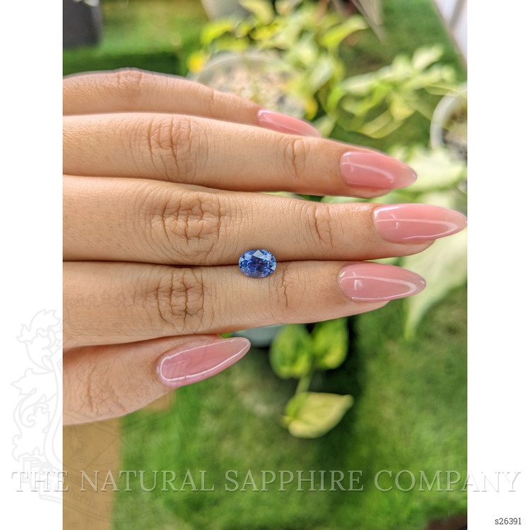 1.29 Ct. Blue Sapphire from Ceylon (Sri Lanka)