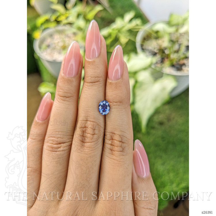 1.29 Ct. Blue Sapphire from Ceylon (Sri Lanka)
