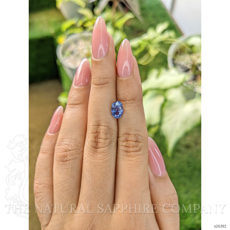 1.98 Ct. Blue Sapphire from Ceylon (Sri Lanka)