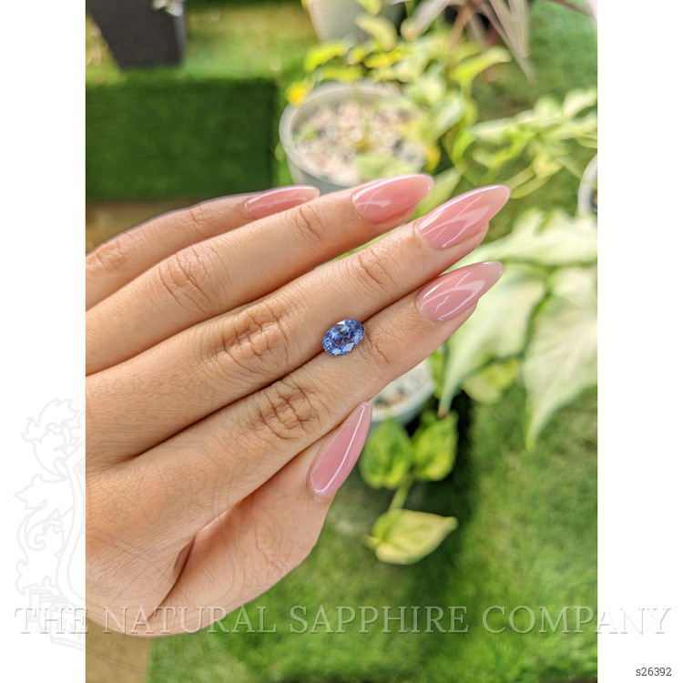 1.98 Ct. Blue Sapphire from Ceylon (Sri Lanka)