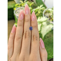 1.09 Ct. Blue Sapphire from Ceylon (Sri Lanka) Life Style
