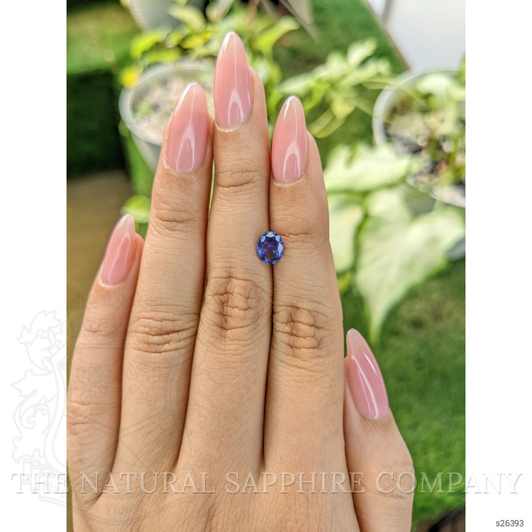 1.09 Ct. Blue Sapphire from Ceylon (Sri Lanka)