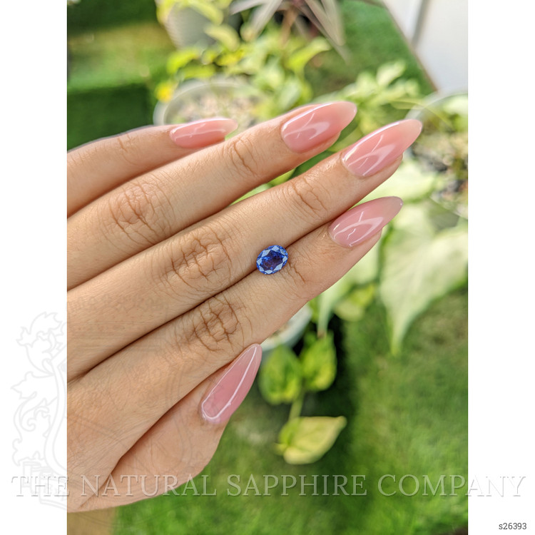 1.09 Ct. Blue Sapphire from Ceylon (Sri Lanka)