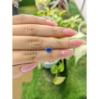 1.09 Ct. Blue Sapphire from Ceylon (Sri Lanka) Life Style