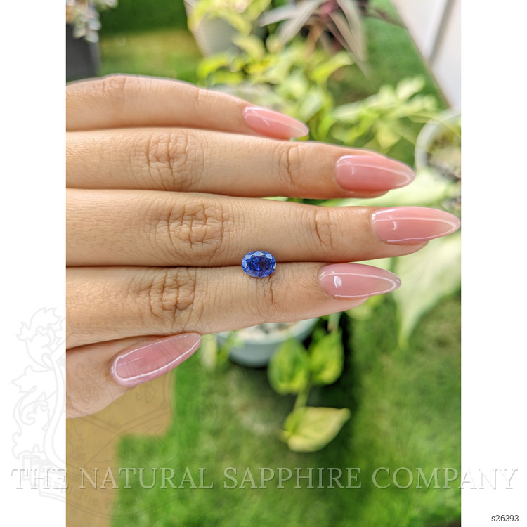 1.09 Ct. Blue Sapphire from Ceylon (Sri Lanka)