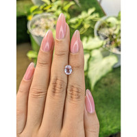 1.39 Ct. Pinkish Purple Sapphire from Ceylon (Sri Lanka) Life Style