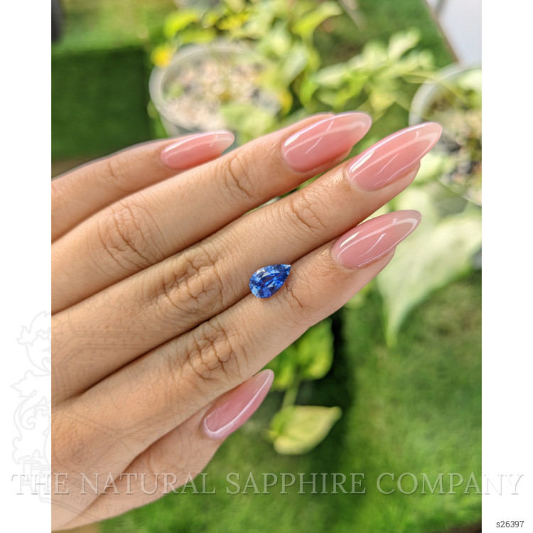 1.44 Ct. Blue Sapphire from Ceylon (Sri Lanka)