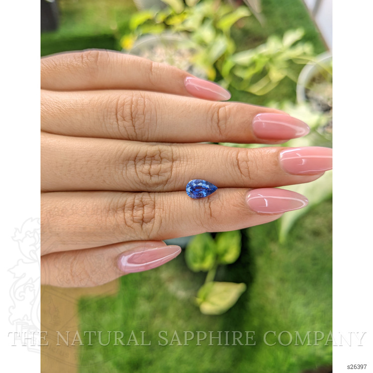 1.44 Ct. Blue Sapphire from Ceylon (Sri Lanka)