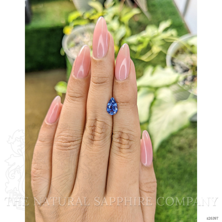 1.44 Ct. Blue Sapphire from Ceylon (Sri Lanka)