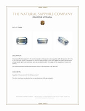 1.75 Ct. Bi Color Sapphire from Ceylon (Sri Lanka) Appraisal