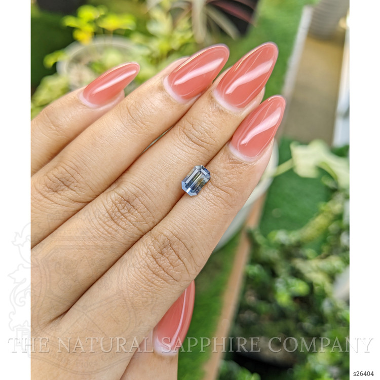 1.75 Ct. Bi Color Sapphire from Ceylon (Sri Lanka)