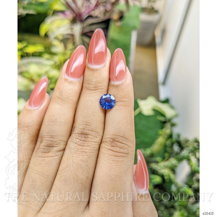 1.78 Ct. Blue Sapphire from Ceylon (Sri Lanka)