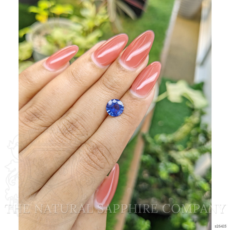 1.78 Ct. Blue Sapphire from Ceylon (Sri Lanka)
