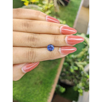 1.74 Ct. Blue Sapphire from Ceylon (Sri Lanka) Life Style