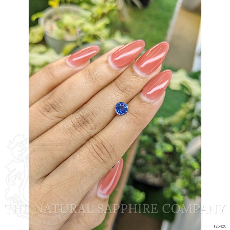 1.04 Ct. Blue Sapphire from Ceylon (Sri Lanka)