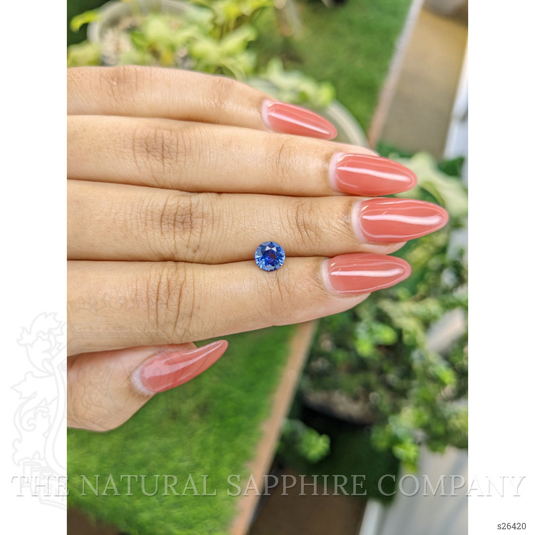 1.04 Ct. Blue Sapphire from Ceylon (Sri Lanka)