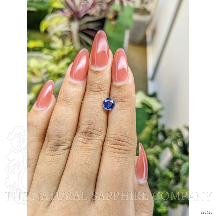 1.04 Ct. Blue Sapphire from Ceylon (Sri Lanka)