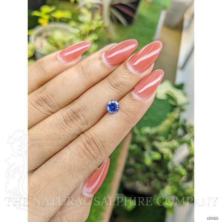 1.25 Ct. Blue Sapphire from Ceylon (Sri Lanka)