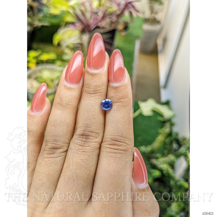 1.25 Ct. Blue Sapphire from Ceylon (Sri Lanka)