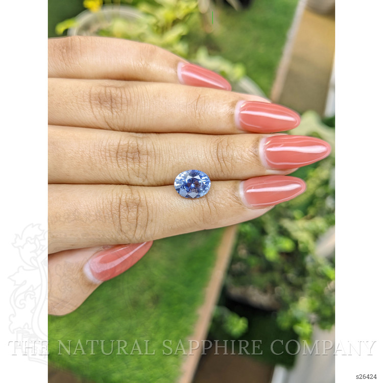 3.33 Ct. Blue Sapphire from Ceylon (Sri Lanka)