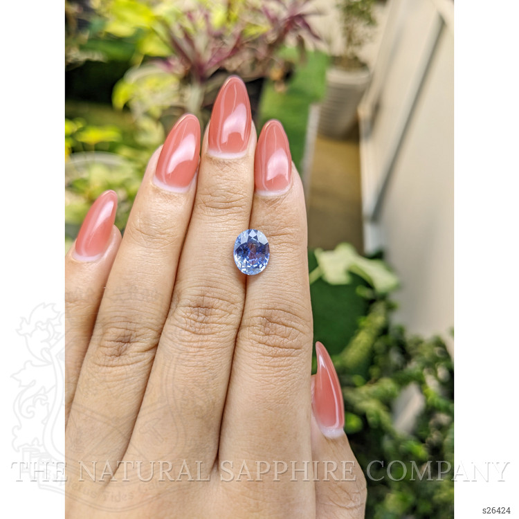 3.33 Ct. Blue Sapphire from Ceylon (Sri Lanka)