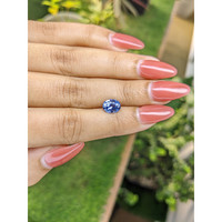 1.92 Ct. Blue Sapphire from Ceylon (Sri Lanka) Life Style