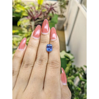 3.60 Ct. Blue Sapphire from Ceylon (Sri Lanka) Life Style