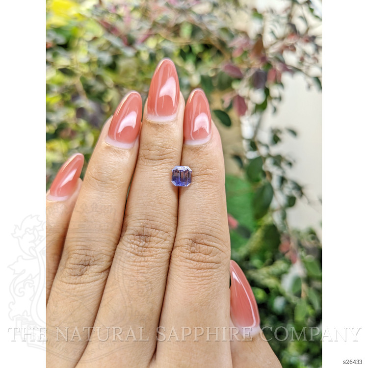 1.33 Ct. Bi Color Sapphire from Ceylon (Sri Lanka)