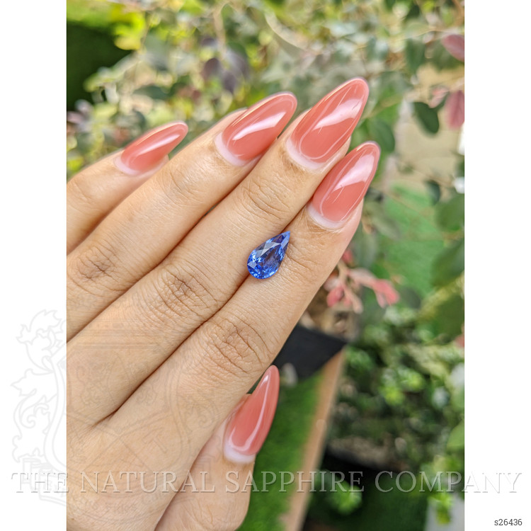 2.91 Ct. Blue Sapphire from Ceylon (Sri Lanka)
