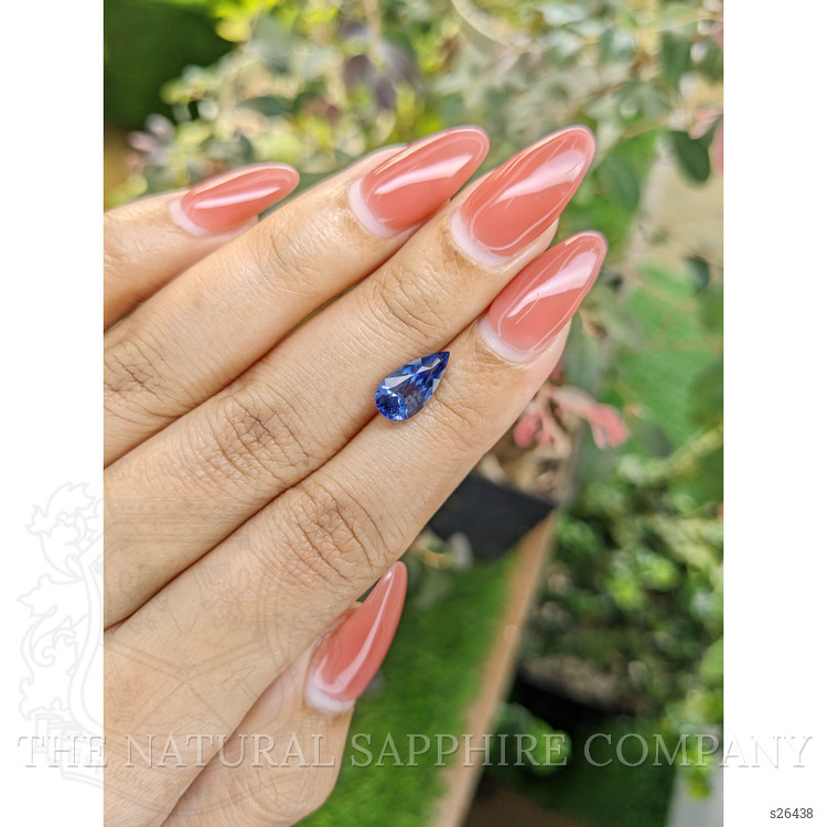 2.36 Ct. Blue Sapphire from Ceylon (Sri Lanka)