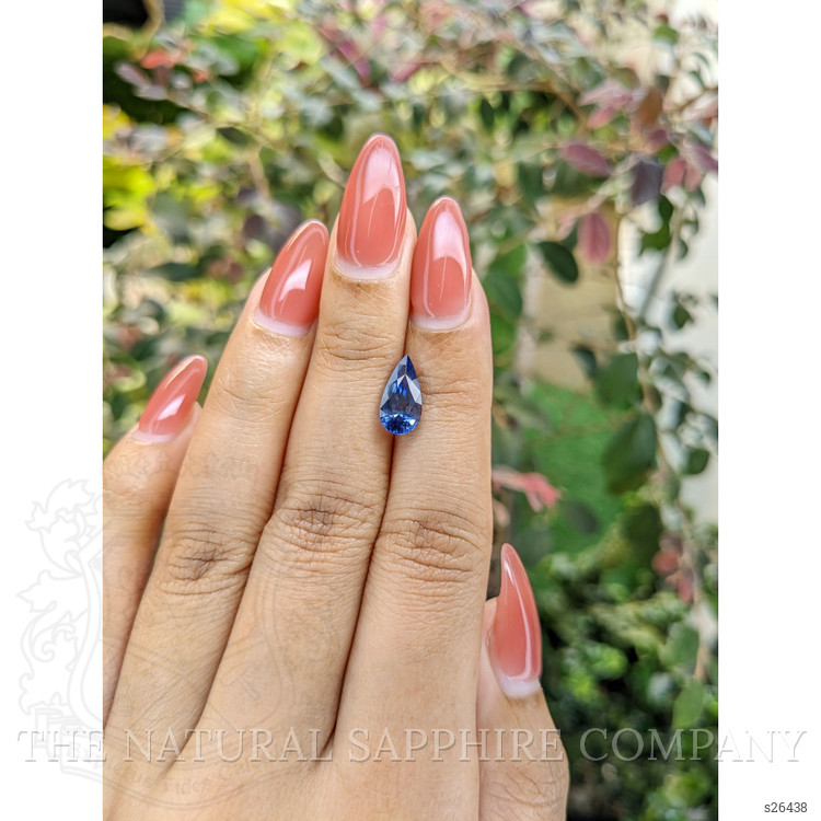 2.36 Ct. Blue Sapphire from Ceylon (Sri Lanka)