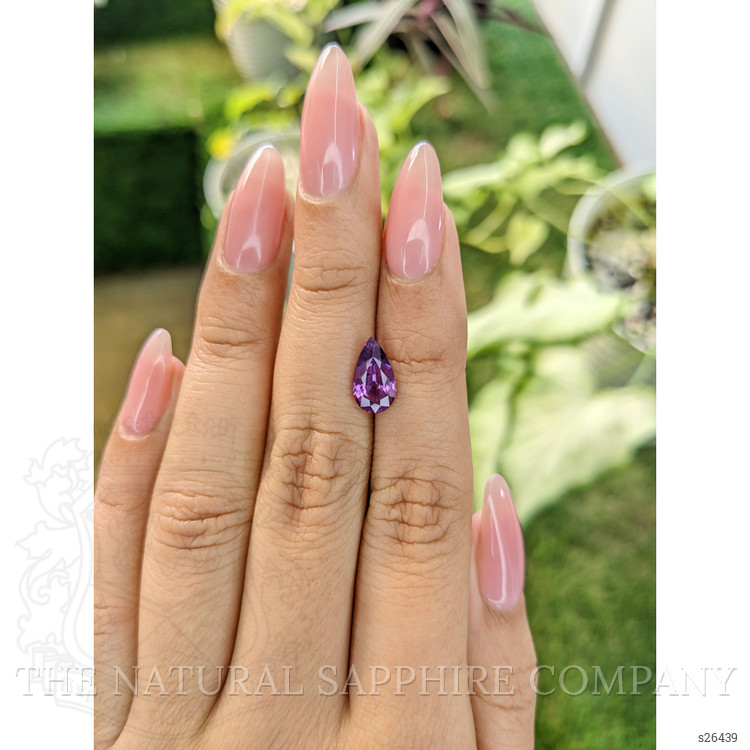 2.04 Ct. Purple Sapphire from Ceylon (Sri Lanka)