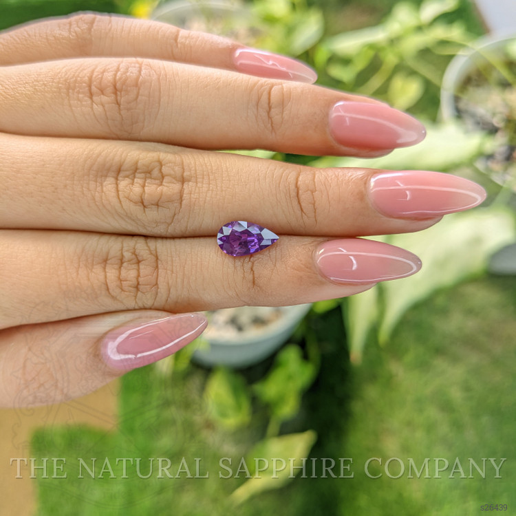 2.04 Ct. Purple Sapphire from Ceylon (Sri Lanka)