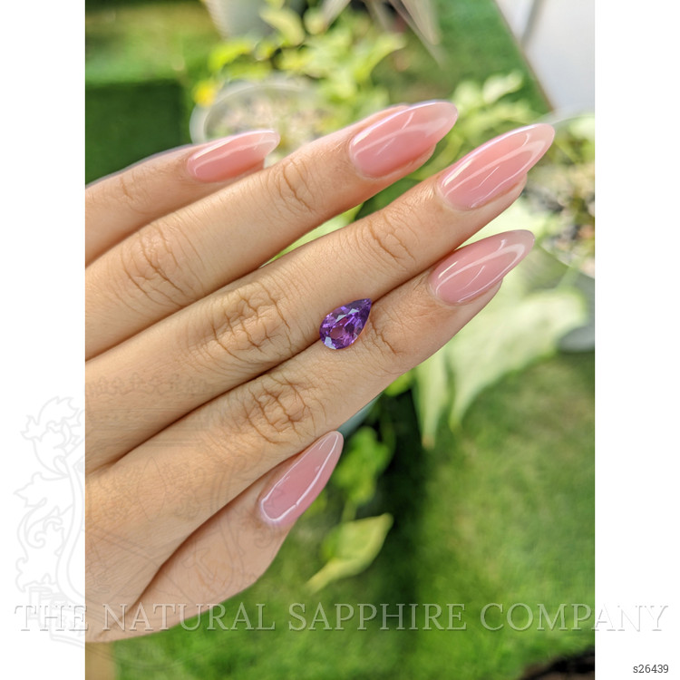 2.04 Ct. Purple Sapphire from Ceylon (Sri Lanka)