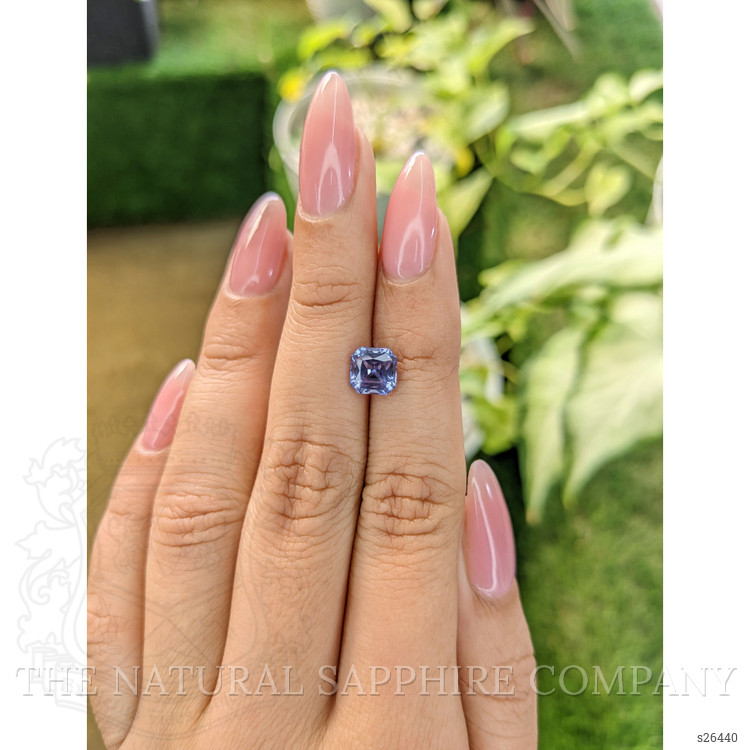 1.84 Ct. Violet Sapphire from Ceylon (Sri Lanka)